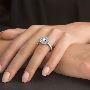 18K White Gold Matilda Engagement Ring