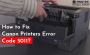 Canon Printers Error Code 5011
