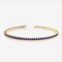 Blue Sapphire Diamond Bracelet