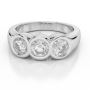 3 Stone Diamond Engagement Ring