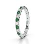 Amethyst Eternity Band