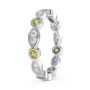 Yellow Sapphire Eternity Ring