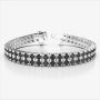 Real Black Diamond Bracelet Mens