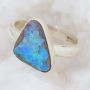 BANDAI STERLING SILVER AUSTRALIAN BOULDER OPAL RING