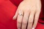 ROSE GALACTIC 14KT ROSE GOLD & DIAMOND AUSTRALIAN WHITE OPAL