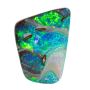 GALACTIC GLOW NATURAL SOLID AUSTRALIAN BLACK BOULDER OPAL LO