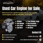 Used Car Engine for Sale in Dallas - All Parts Auto wrecking