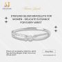Aviva Jewels: Sterling Silver Bracelets for Women - Delicate