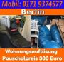 Wohnungsauflösung sofort 
