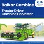 Tractor Driven Combine Harvester for Efficient Harvesting