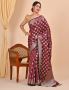 Buy Brown Banarasi Saree for Office Wear From BanarasiSilks