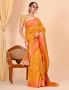 Buy Yellow Banarasi Saree From BanarasiSilks
