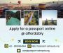 Apply for a passport online  @ affordably 