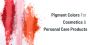 Pigment colors for Cosmetics