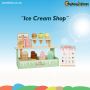 Charming Wooden Ice Cream Shop Toy for Kids - Imaginative Pl