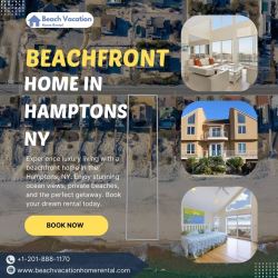 Beachfront Home in Hamptons NY
