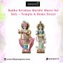 Radha Krishna Marble Murti for Sale – Temple & Home Decor