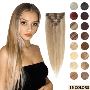 Glamour Boost: #1 Clip-in Extensions, Pure Remi Human Hair