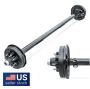 BR Trailer Axle - 7000 lb 79HF Electric Brake 8lug - Dexter 
