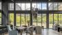 How do motorized drapes impact the aesthetic of a room