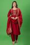 Luxurious Maroon Zardozi Perl Work Salwar Suit