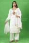 Elegant Off-White Gaji Marodi Work Plazo Suit