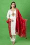 Timeless Elegance: Off-White Gaji Marodi Work Designer Plazo
