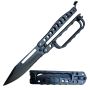 Black Folding Knuckle Knife Trench Tactical Combat Butterfly