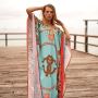 Elegant Silk Kaftan for Women – Luxurious & Flowy Loungewear