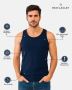 Buy Bamboo Navy Vest for Men Online | Bonjour