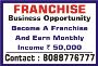 Franchise Biz Opportunity | Make Monthly Income Upto Rs. 30k