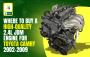 Where to Buy a High-Quality 2.4L JDM Engine for Toyota Camry