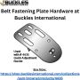 Belt Fastening Plate Hardware at Buckles International