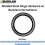 Welded Steel Rings Hardware at Buckles International