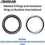 Welded D Rings and Hardware Rings at Buckles International