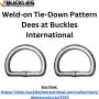 Weld-on Tie-Down Pattern Dees at Buckles International