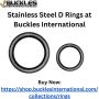 Stainless Steel D Rings at Buckles International