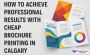 Cheap Brochure Printing in Calgary