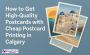 Cheap Postcard Printing in Calgary for Effective Marketing