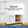18 Inch High Above Refrigerator Deep Wall Bridge Cabinet 18 Inch High Above Refrigerator Deep Wall Bridge Cabinet