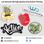 Get Noticed with High-Quality Vinyl Sticker Printing