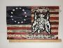 Flag Custom Made – Handcrafted Rustic Wooden Flag for Sale