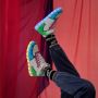 Buy LIGHT ME UP SNEAKERS - HIGH TOP (COLOR BLOCK-AQUA) onlin