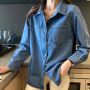 Chic Blue Denim Shirts for Women from Buy inHappy