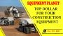 Buy your construction equipment