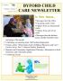Download the Latest Newsletters at Byford Childcare