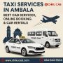 Taxi Booking in Ambala – Easy Online Reservation Anytime