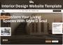 Interior Design Website Template for Creative Studios