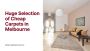 Huge Selection of Cheap Carpets in Melbourne