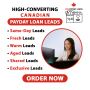 Buy Canadian Payday Personal Loan Leads Buy Canadian Payday Personal Loan Leads